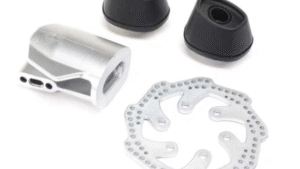 los261004. Exhaust & Rear Brake Rotor: Promoto-MX