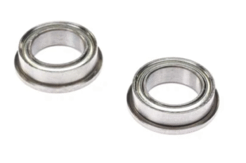 los267000. 8 x 12 x 3.5mm Ball Bearing, Flanged, Rubber (2)