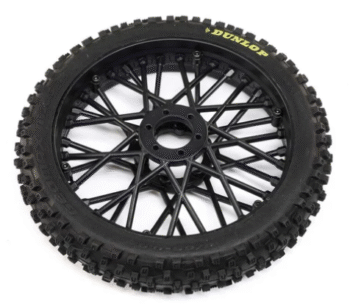 los46004. Dunlop MX53 Front Tire Mounted, Black: Promoto-MX