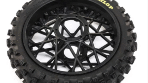 los46005. Dunlop MX53 Rear Tire Mounted, Black: Promoto-MX